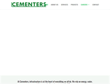 Tablet Screenshot of cementers.com